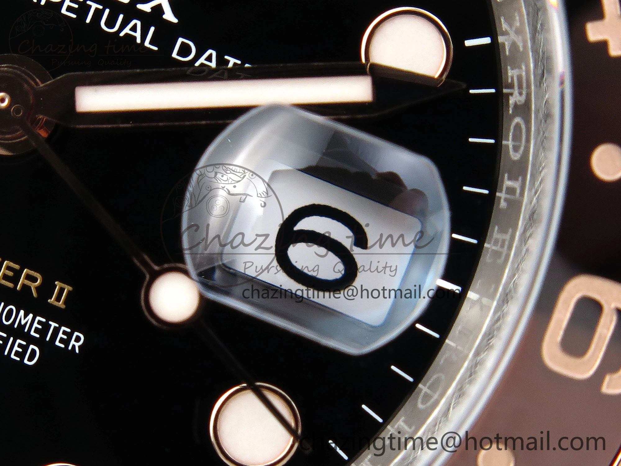 GMT-Master II 126711 CHNR Black Brown Ceramic Clean Factory Best Edition on SS RG Bracelet DD3285 CHS