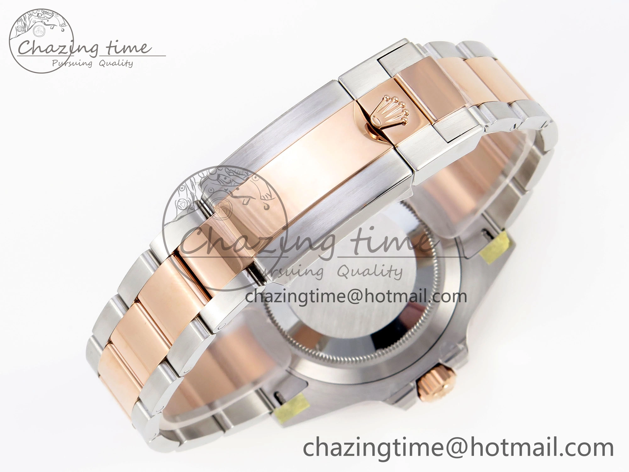 GMT-Master II 126711 CHNR Black Brown Ceramic Clean Factory Best Edition on SS RG Bracelet DD3285 CHS