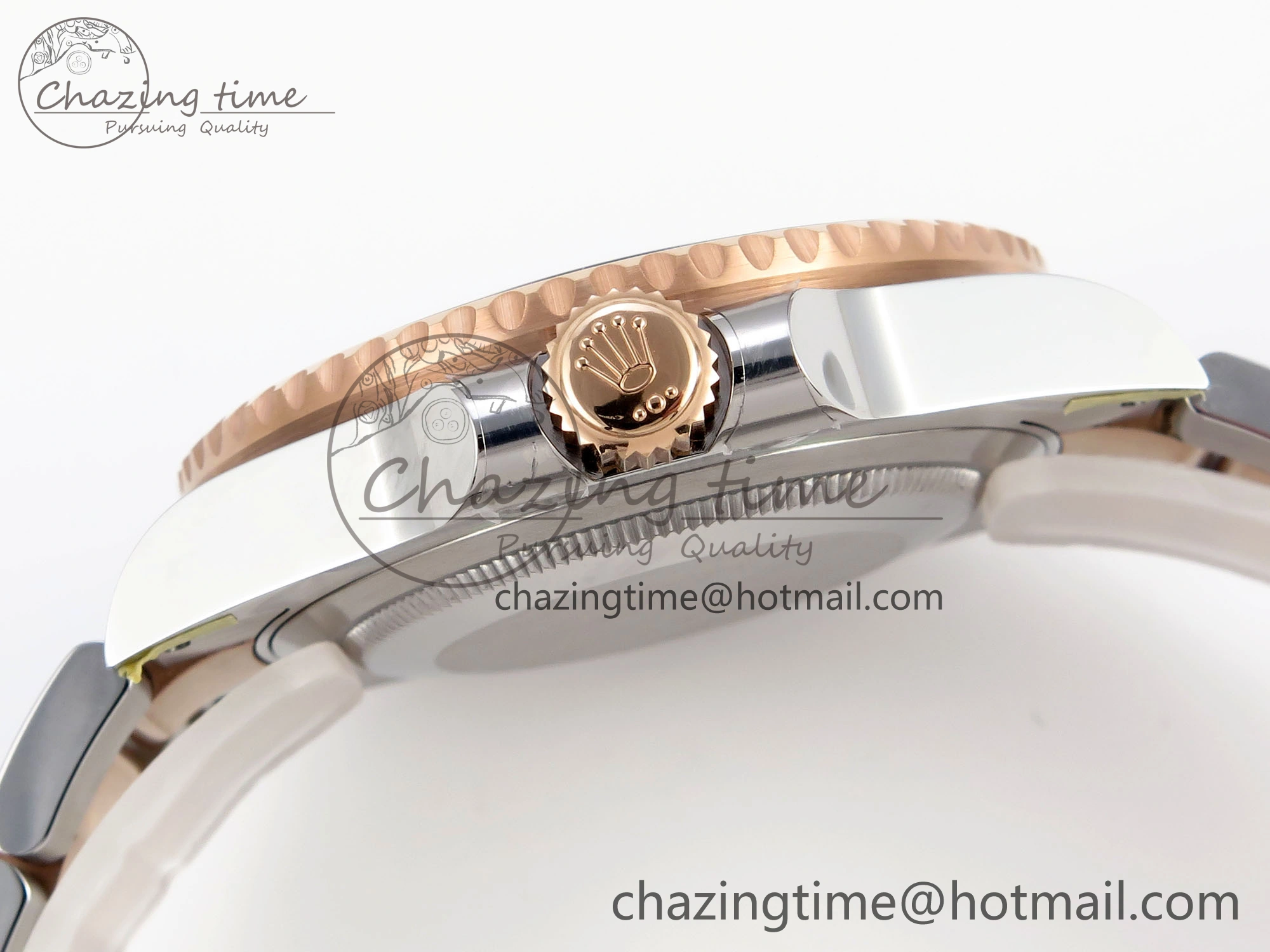 GMT-Master II 126711 CHNR Black Brown Ceramic Clean Factory Best Edition on SS RG Bracelet DD3285 CHS
