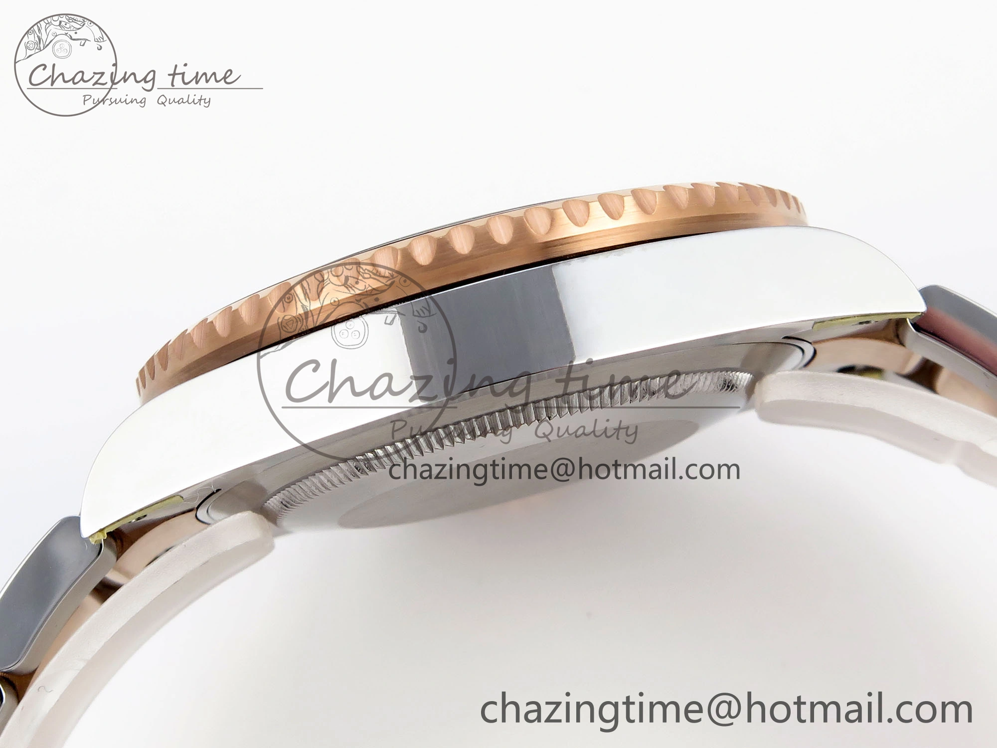 GMT-Master II 126711 CHNR Black Brown Ceramic Clean Factory Best Edition on SS RG Bracelet DD3285 CHS