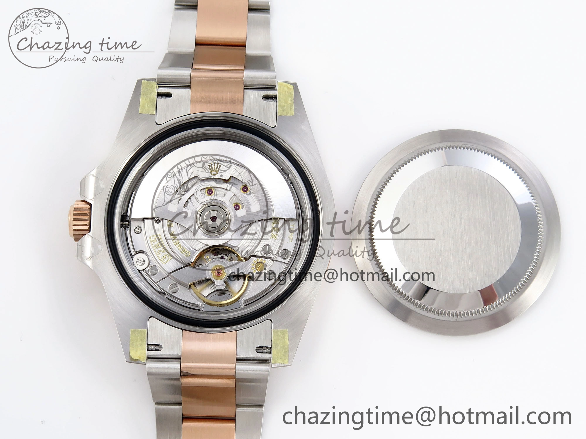 GMT-Master II 126711 CHNR Black Brown Ceramic Clean Factory Best Edition on SS RG Bracelet DD3285 CHS