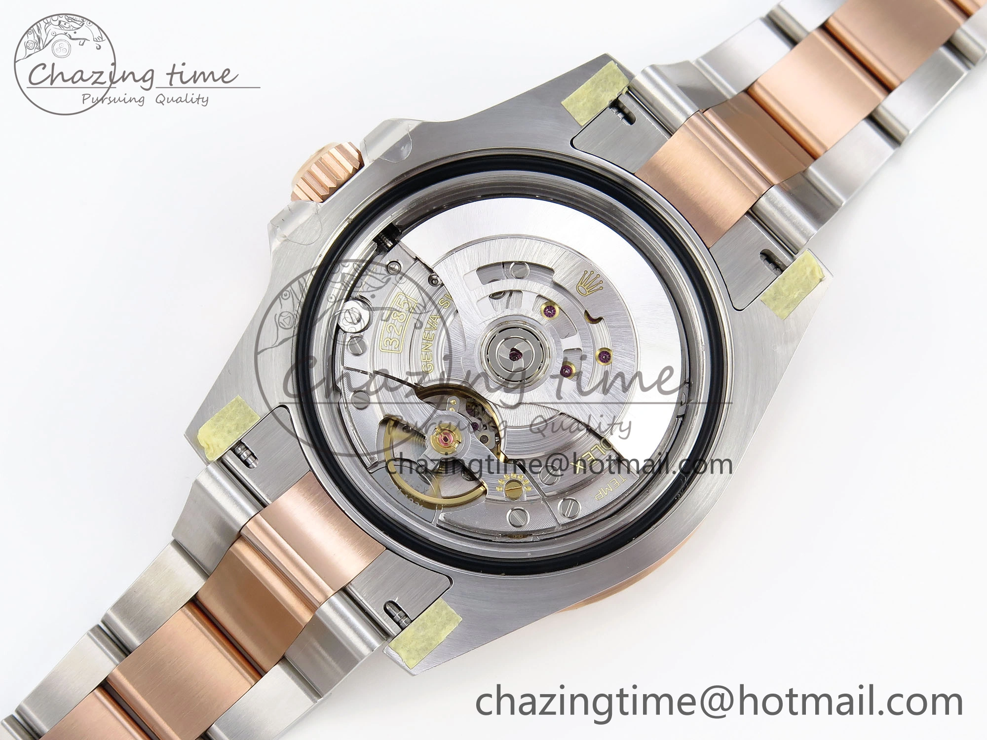 GMT-Master II 126711 CHNR Black Brown Ceramic Clean Factory Best Edition on SS RG Bracelet DD3285 CHS