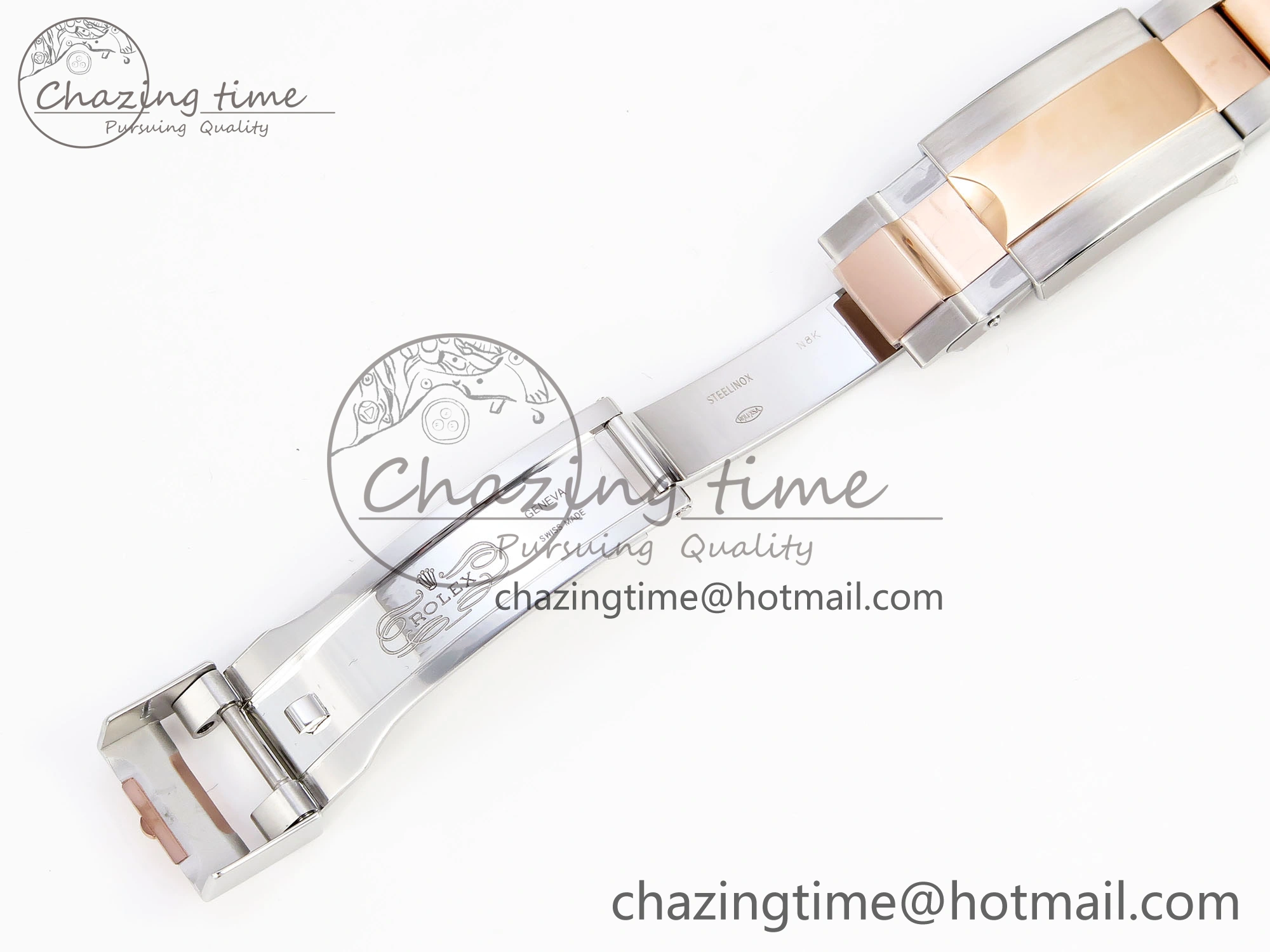 GMT-Master II 126711 CHNR Black Brown Ceramic Clean Factory Best Edition on SS RG Bracelet DD3285 CHS