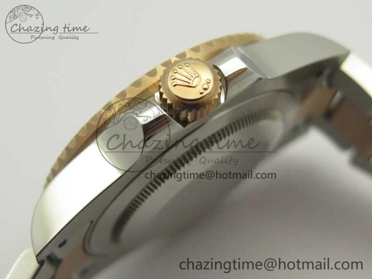 GMT-Master II 126711CHNR Black Brown Ceramic Bezel 904L SS RG GMF Best Edition Black Dial on 904L SS RG Bracelet A2836