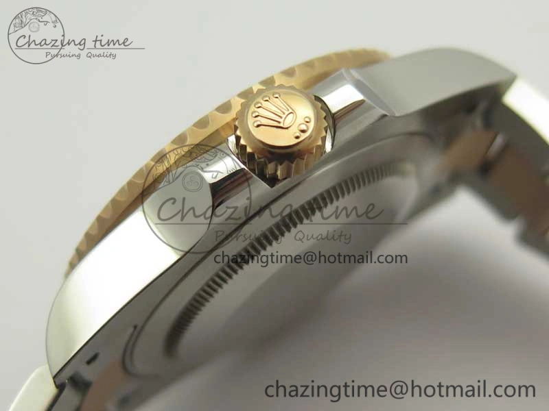 GMT-Master II 126711CHNR Black Brown Ceramic Bezel 904L SS RG GMF Best Edition Black Dial on 904L SS RG Bracelet A2836