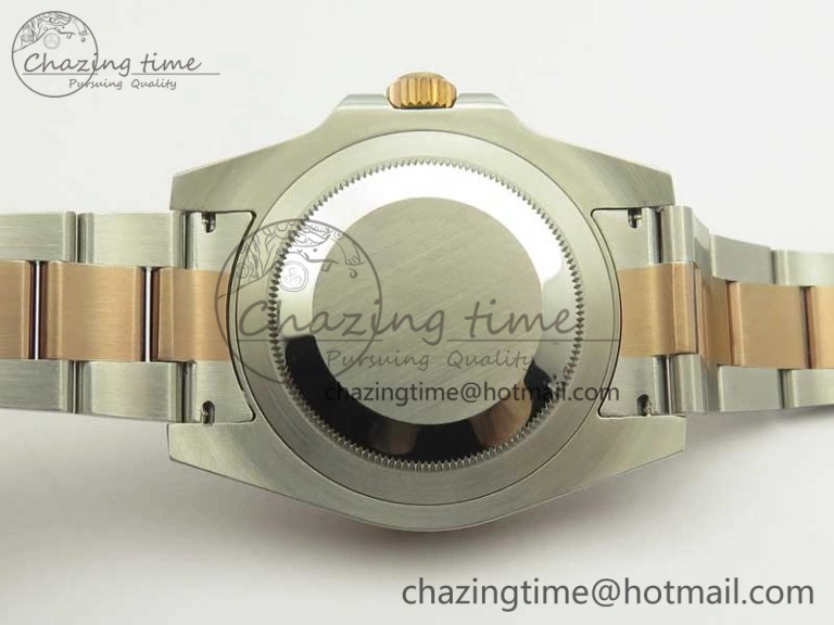GMT-Master II 126711CHNR Black Brown Ceramic Bezel 904L SS RG GMF Best Edition Black Dial on 904L SS RG Bracelet A2836