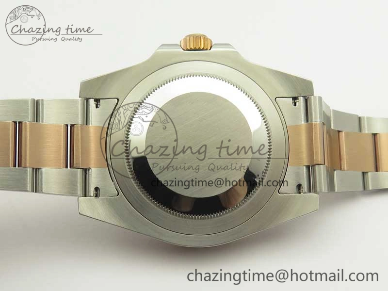 GMT-Master II 126711CHNR Black Brown Ceramic Bezel 904L SS RG GMF Best Edition Black Dial on 904L SS RG Bracelet A2836