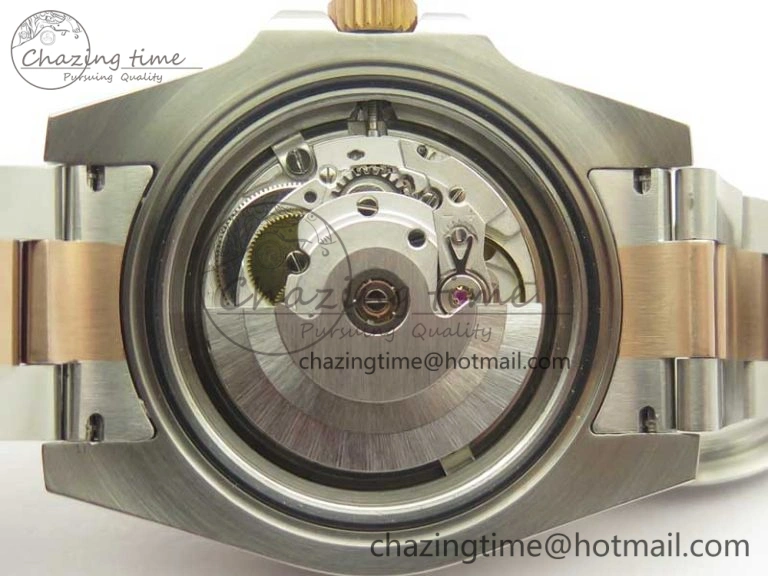 GMT-Master II 126711CHNR Black Brown Ceramic Bezel 904L SS RG GMF Best Edition Black Dial on 904L SS RG Bracelet A2836