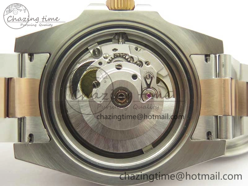 GMT-Master II 126711CHNR Black Brown Ceramic Bezel 904L SS RG GMF Best Edition Black Dial on 904L SS RG Bracelet A2836