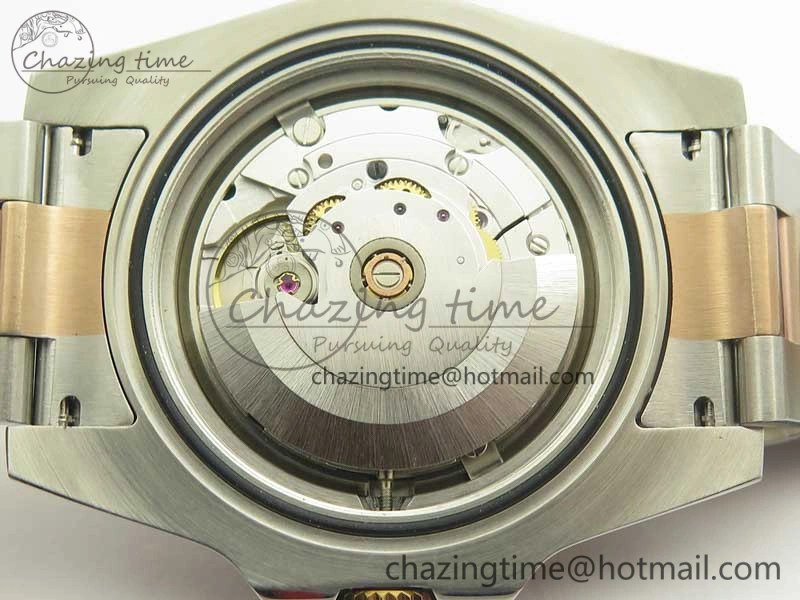 GMT-Master II 126711CHNR Black Brown Ceramic Bezel 904L SS RG GMF Best Edition Black Dial on 904L SS RG Bracelet A2836