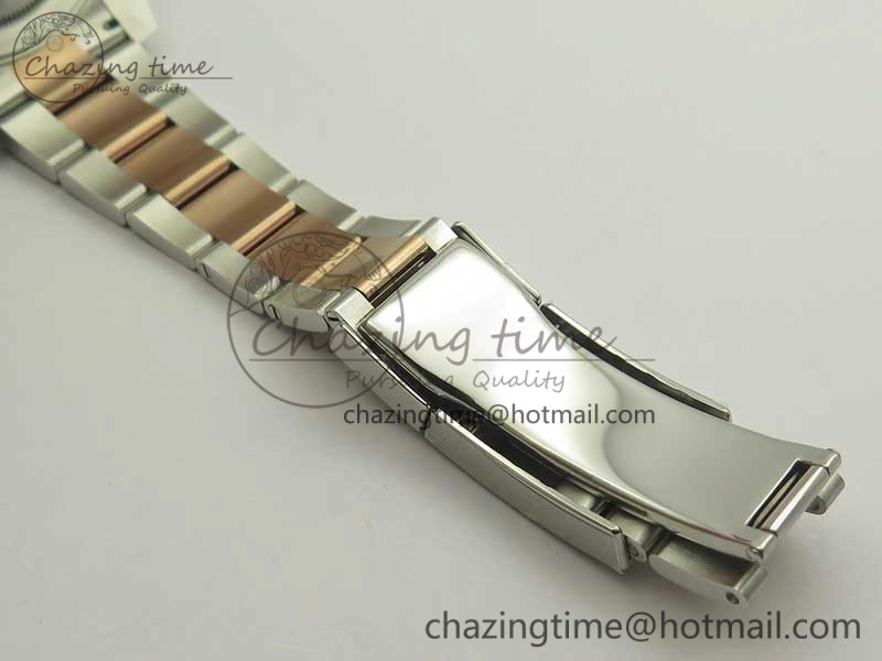 GMT-Master II 126711CHNR Black Brown Ceramic Bezel 904L SS RG GMF Best Edition Black Dial on 904L SS RG Bracelet A2836
