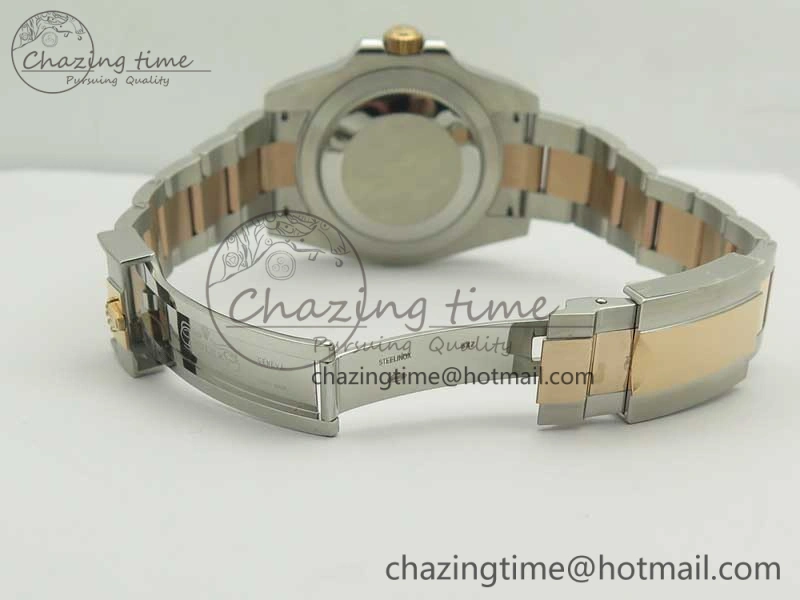 GMT-Master II 126711CHNR Black Brown Ceramic Bezel 904L SS RG GMF Best Edition Black Dial on 904L SS RG Bracelet A2836
