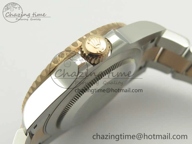 GMT-Master II 126711CHNR Black Brown Ceramic Bezel SS RG BP Best Edition Black Dial on SS RG Bracelet
