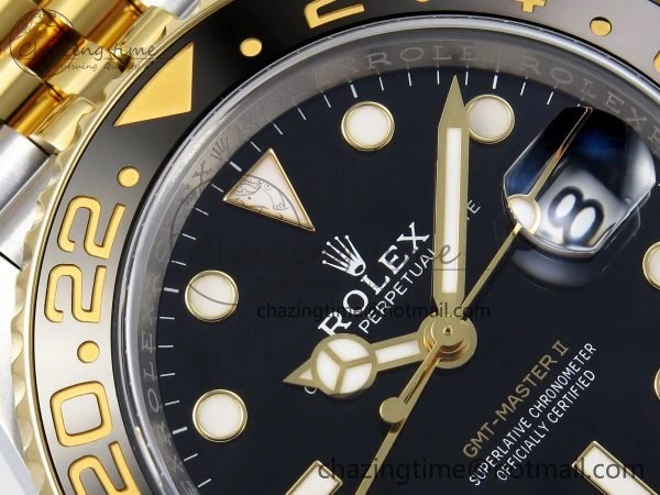 GMT Master II 126713 904L SS Clean Factory 1:1 Best Edition Black Dial on Jubilee Bracelet DD3285