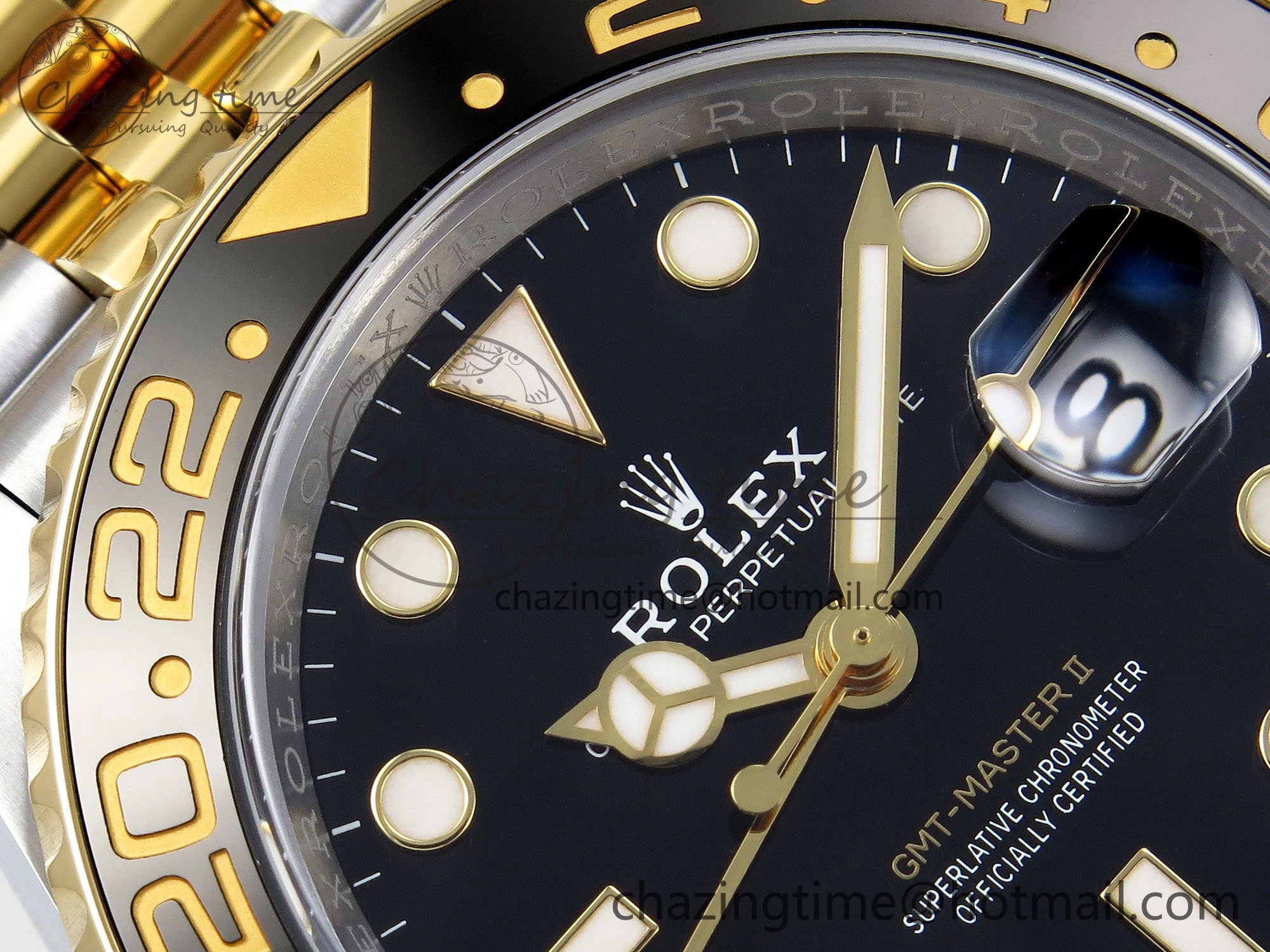 GMT Master II 126713 904L SS Clean Factory 1:1 Best Edition Black Dial on Jubilee Bracelet DD3285