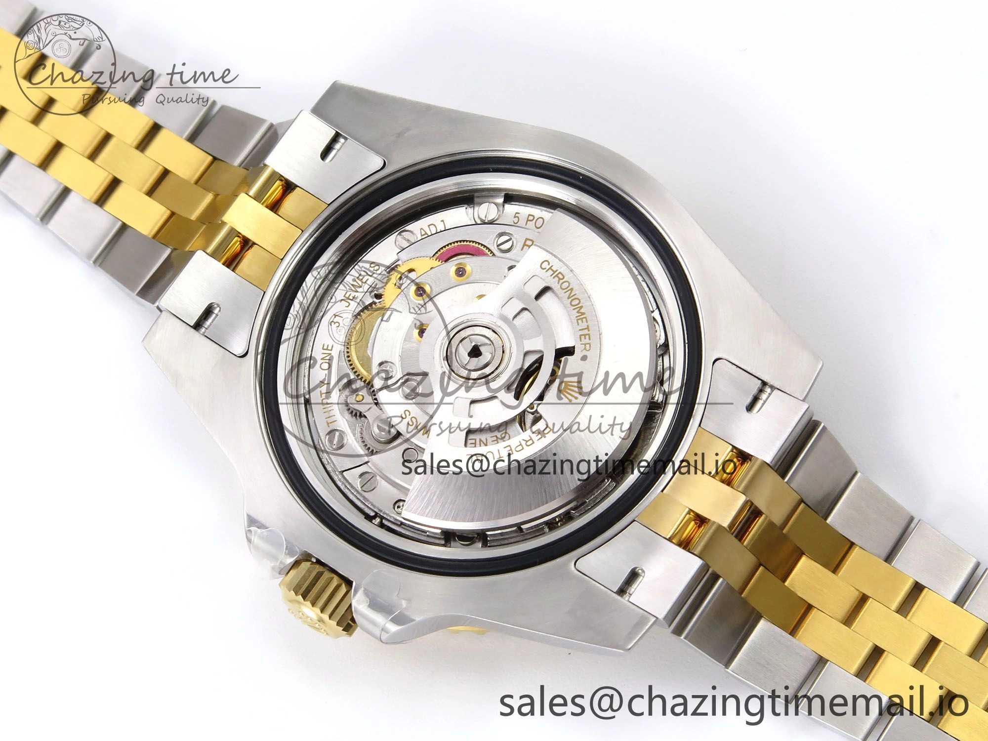 GMT-Master II 126713 GRGN 904L EWEF 1:1 Best Edition on SS YG Jubilee Bracelet SH3285 CHS