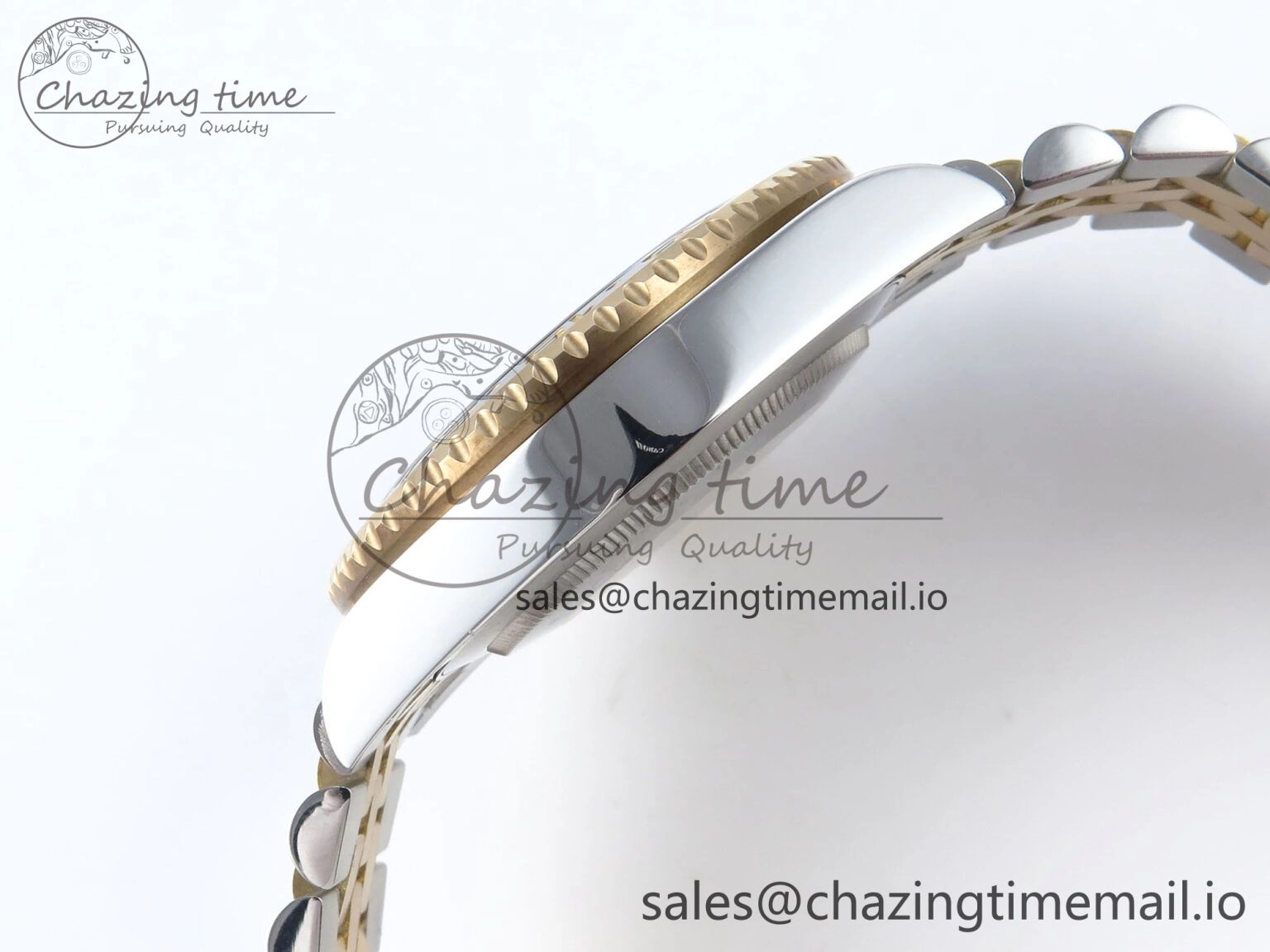GMT-Master II 126713 GRGN 904L QF 1:1 Best Edition on SS YG Jubilee Bracelet SH3285 V10