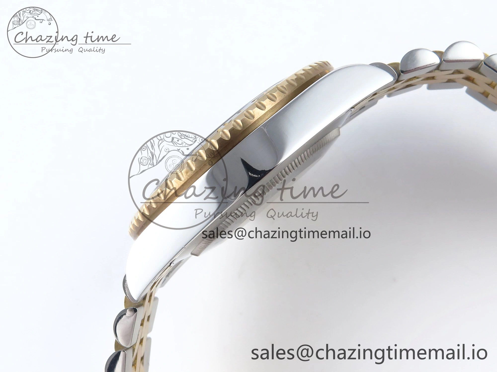 GMT-Master II 126713 GRGN 904L QF 1:1 Best Edition on SS YG Jubilee Bracelet SH3285 V10