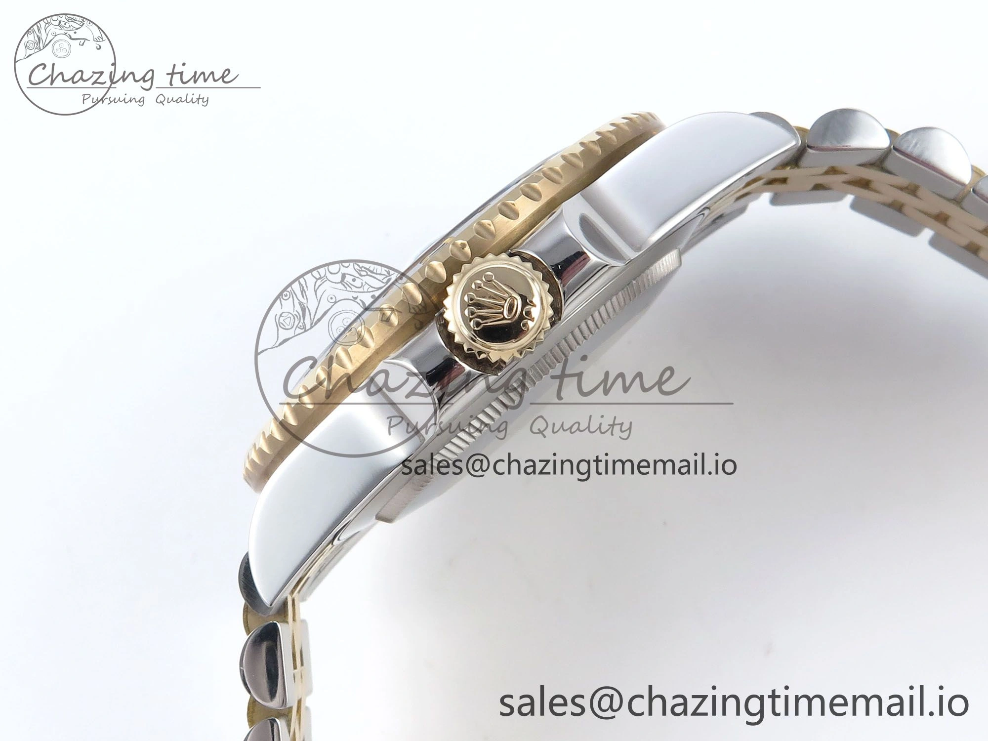 GMT-Master II 126713 GRGN 904L QF 1:1 Best Edition on SS YG Jubilee Bracelet SH3285 V10