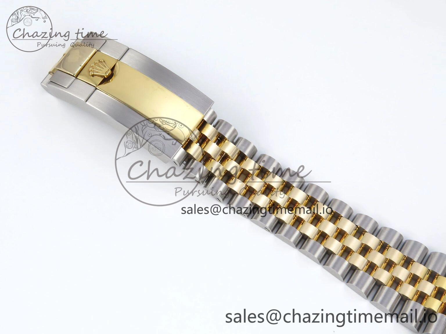 GMT-Master II 126713 GRGN 904L QF 1:1 Best Edition on SS YG Jubilee Bracelet SH3285 V10