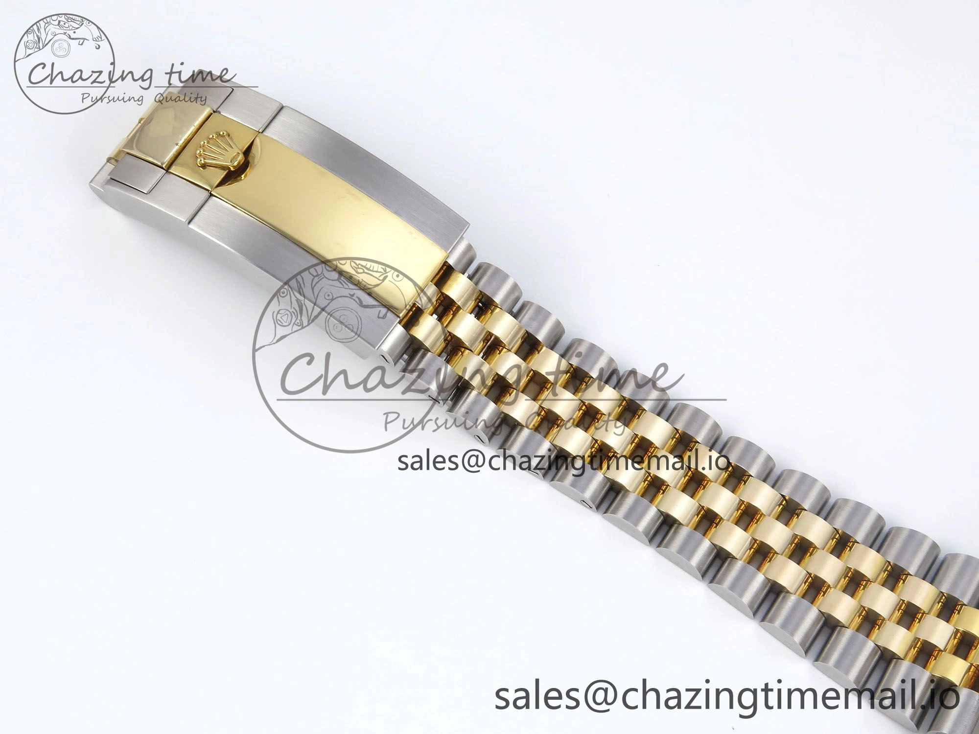 GMT-Master II 126713 GRGN 904L QF 1:1 Best Edition on SS YG Jubilee Bracelet SH3285 V10
