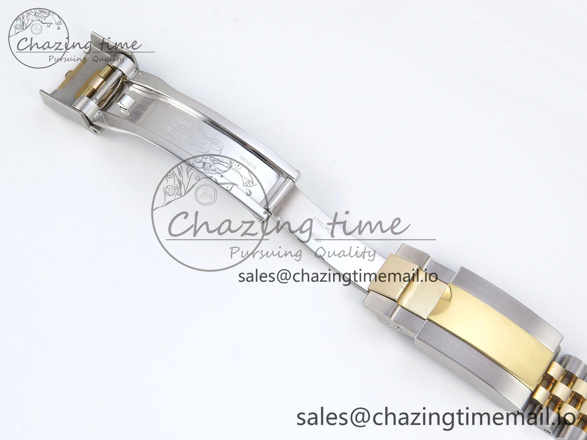 GMT-Master II 126713 GRGN 904L QF 1:1 Best Edition on SS YG Jubilee Bracelet SH3285 V10