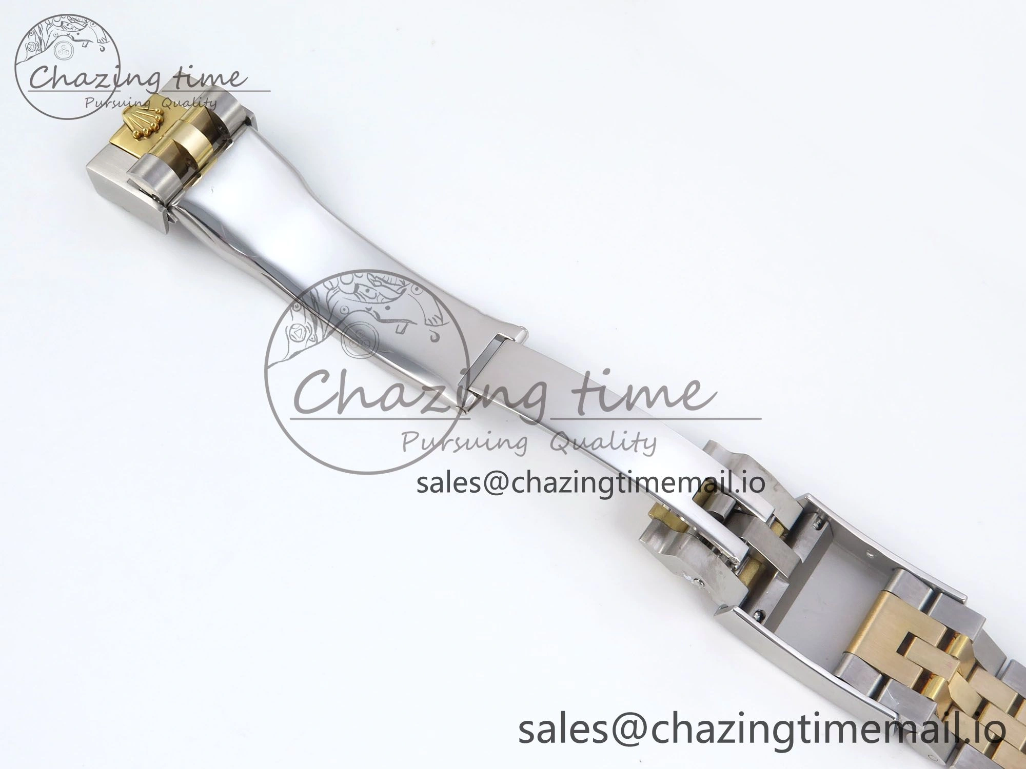 GMT-Master II 126713 GRGN 904L QF 1:1 Best Edition on SS YG Jubilee Bracelet SH3285 V10