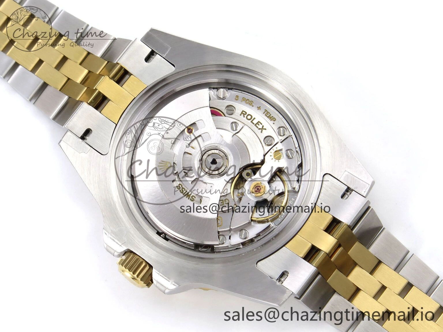 GMT-Master II 126713 GRGN 904L QF 1:1 Best Edition on SS YG Jubilee Bracelet SH3285 V6