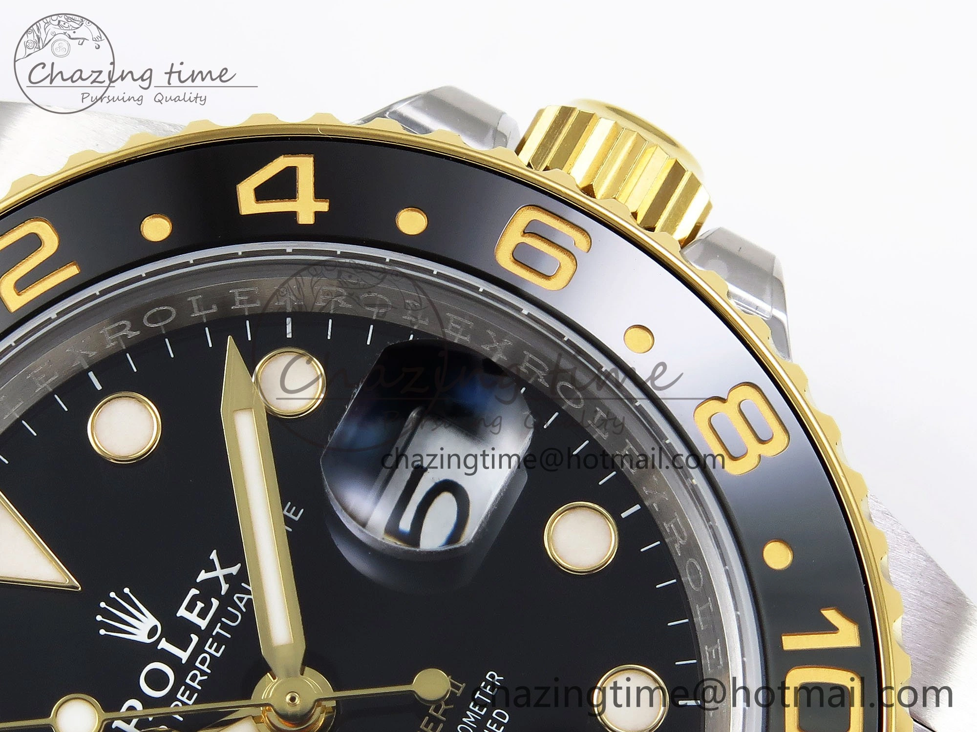 GMT-Master II 126713 GRNR ARF 1:1 Best Edition Black Dial on YG SS Jubilee Bracelet VR3285 CHS