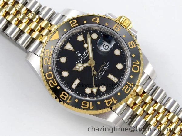 GMT-Master II 126713 GRNR ARF 1:1 Best Edition on Black Dial SS YG Bracelet Super Clone SH3285 CHS (Gain Weight)
