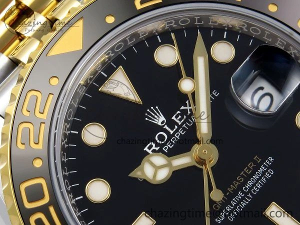GMT-Master II 126713 GRNR ARF 1:1 Best Edition on Black Dial SS YG Bracelet Super Clone SH3285 CHS (Gain Weight)
