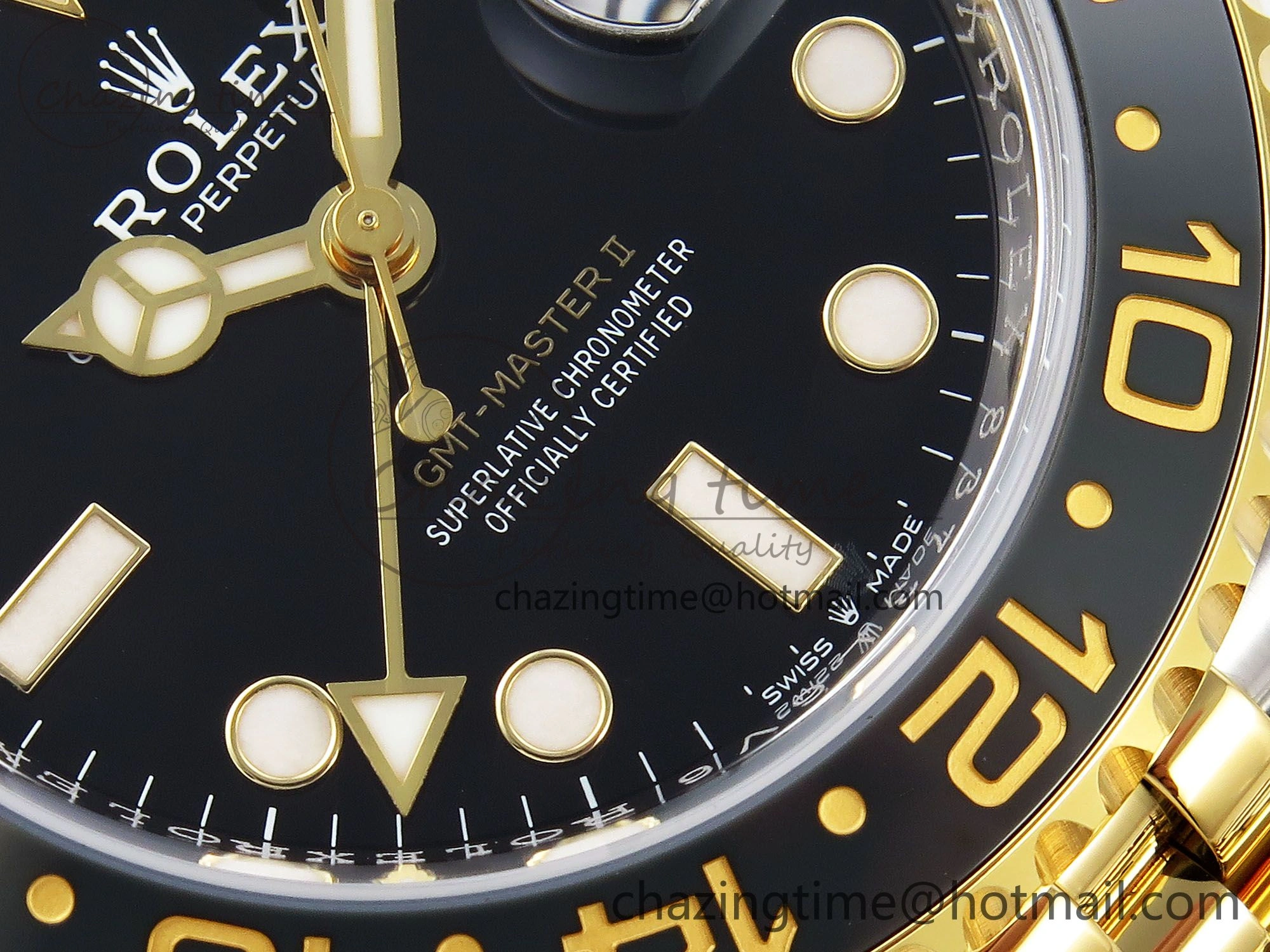 GMT-Master II 126713 GRNR ARF 1:1 Best Edition on Black Dial SS YG Bracelet Super Clone SH3285 CHS (Gain Weight)