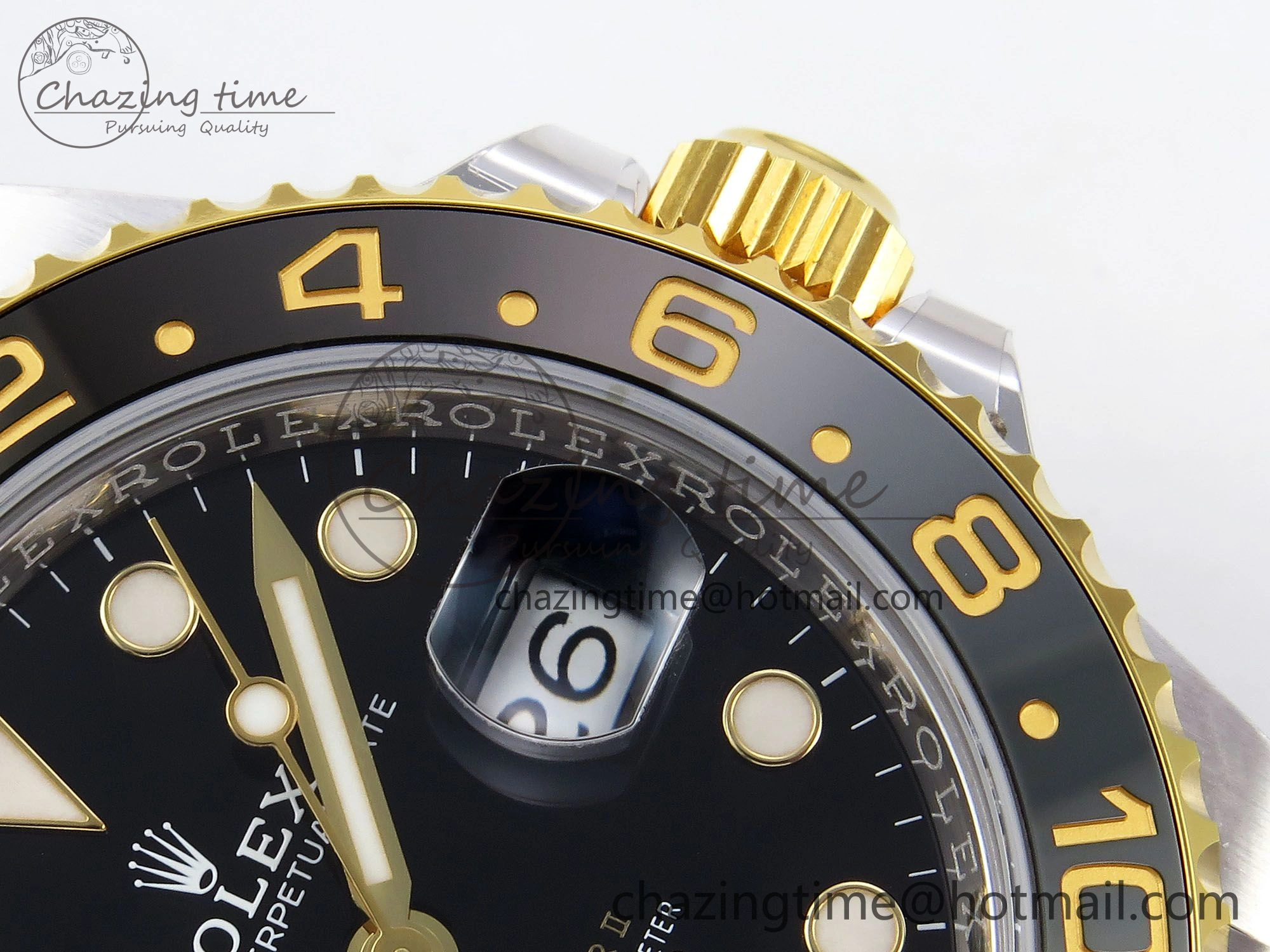 GMT-Master II 126713 GRNR ARF 1:1 Best Edition on Black Dial SS YG Bracelet Super Clone SH3285 CHS (Gain Weight)