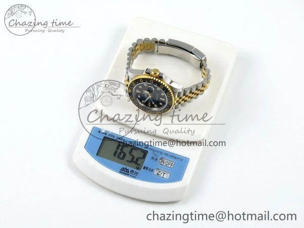 GMT-Master II 126713 GRNR ARF 1:1 Best Edition on Black Dial SS YG Bracelet Super Clone SH3285 CHS (Gain Weight)