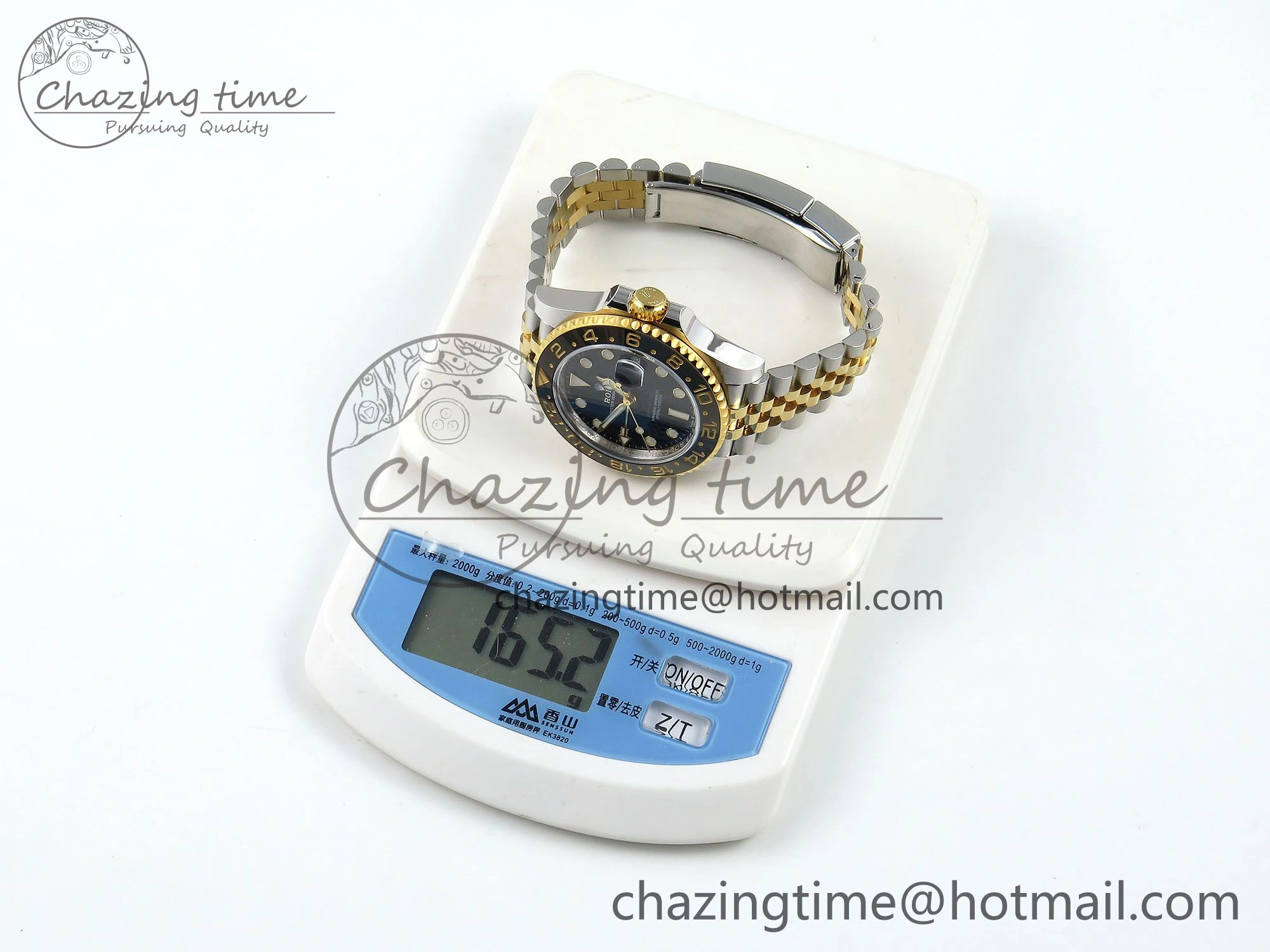 GMT-Master II 126713 GRNR ARF 1:1 Best Edition on Black Dial SS YG Bracelet Super Clone SH3285 CHS (Gain Weight)
