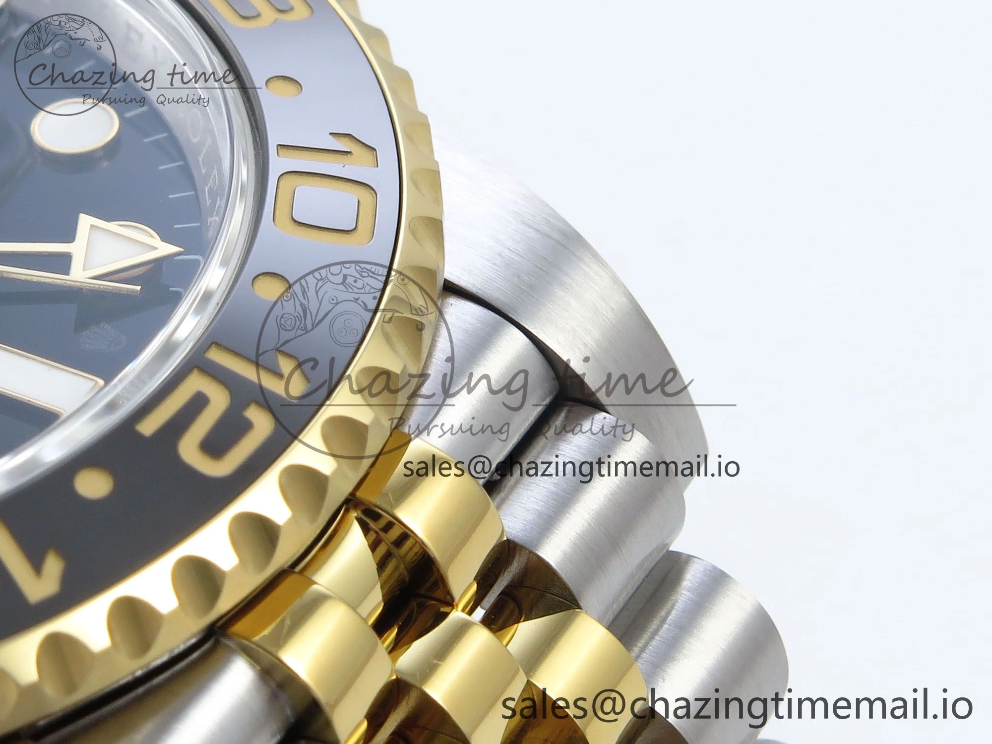 GMT-Master II 126713 GRNR Black Gray Ceramic 904L Steel EWE 1:1 Best Edition on Jubilee Strap EWE3285 V5