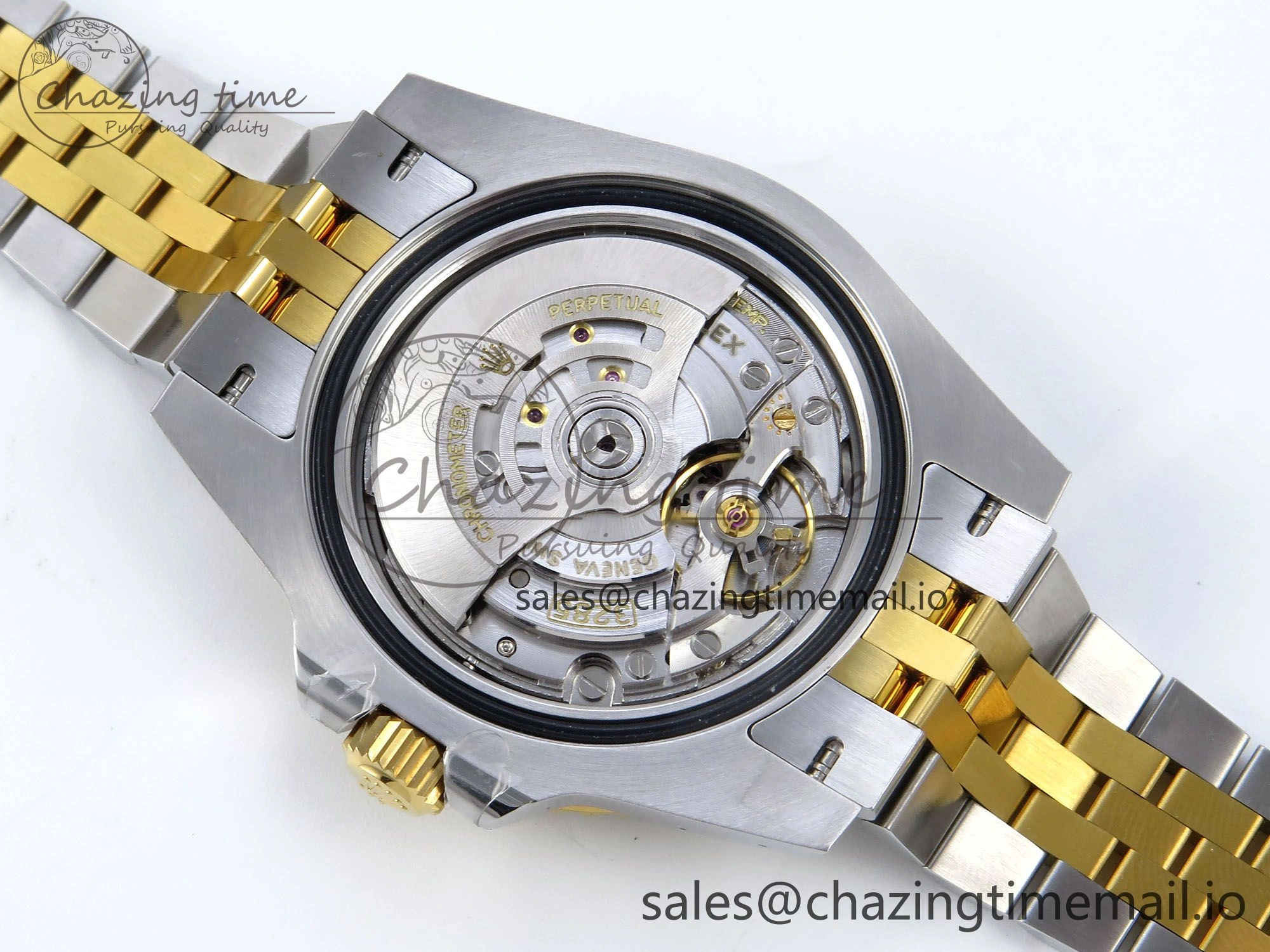 GMT-Master II 126713 GRNR Black Gray Ceramic 904L Steel EWE 1:1 Best Edition on Jubilee Strap EWE3285 V5