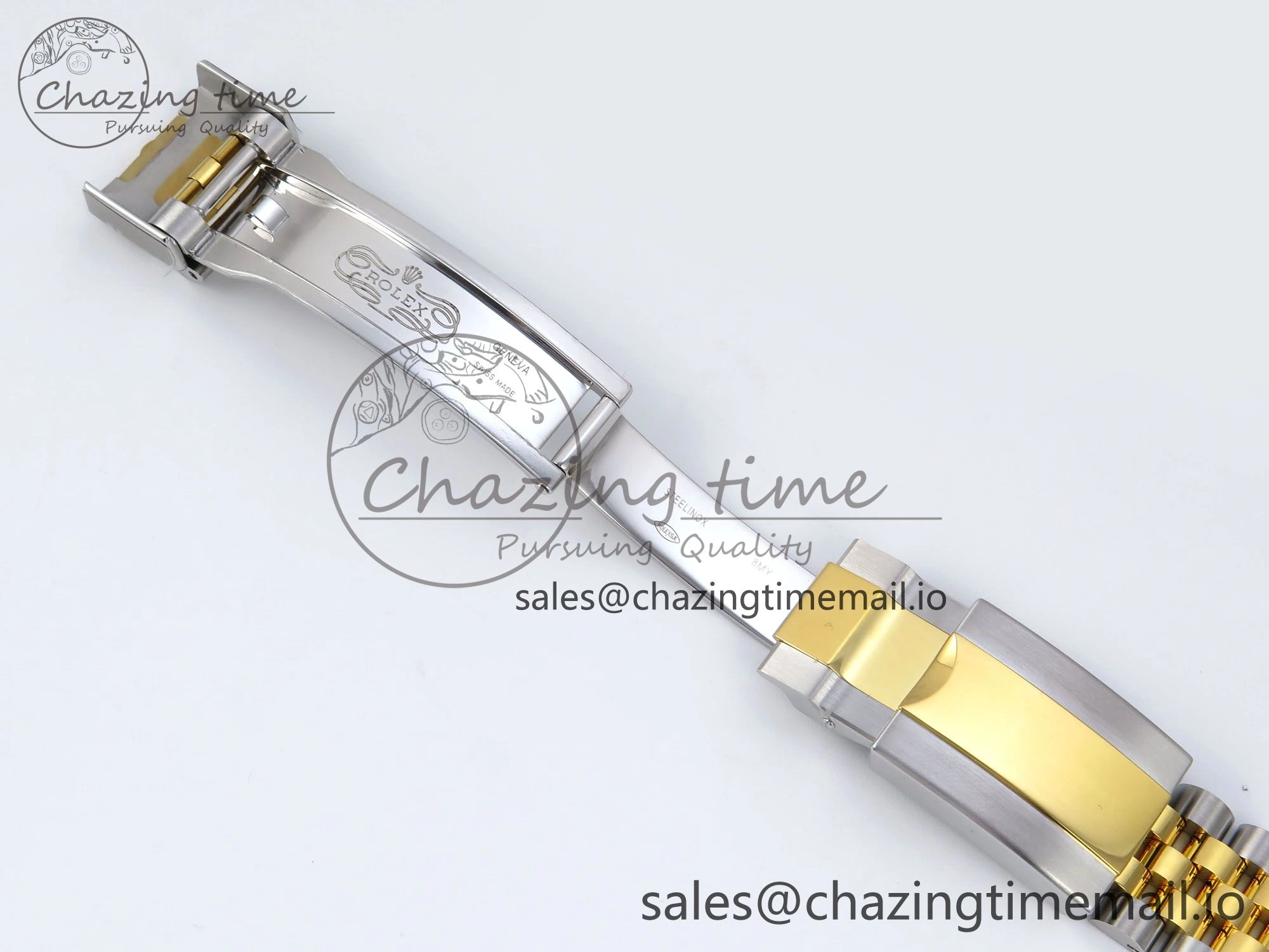 GMT-Master II 126713 GRNR Black Gray Ceramic 904L Steel EWE 1:1 Best Edition on Jubilee Strap EWE3285 V5