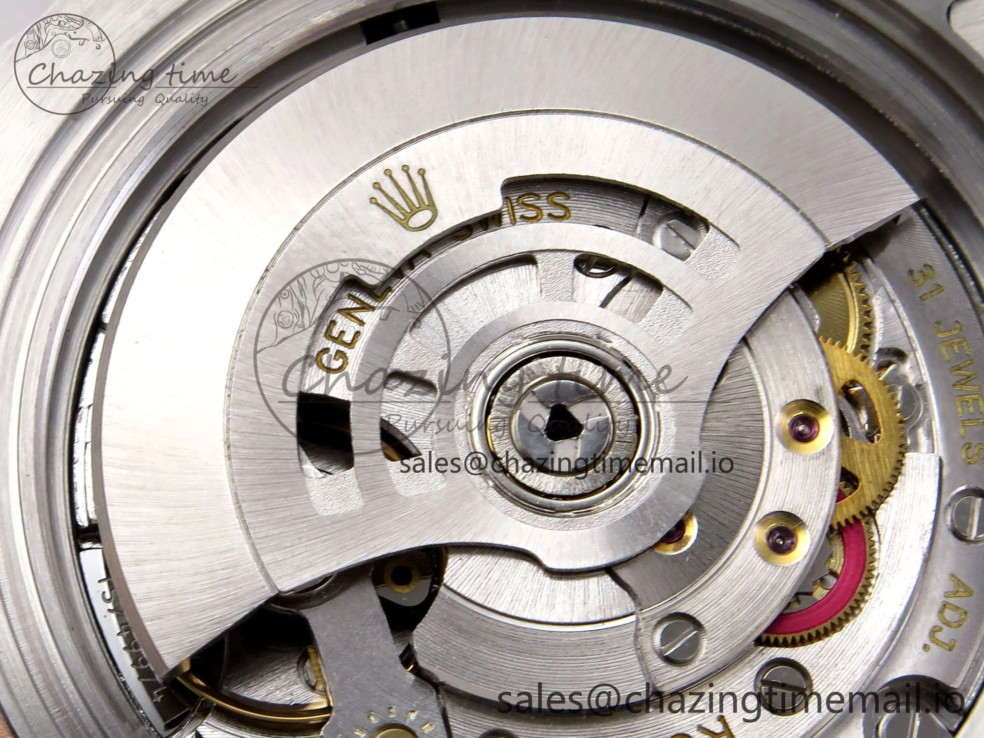 GMT-Master II 126715 CHNR 904L QF 1:1 Best Edition on SS RG Bracelet SH3285 V6