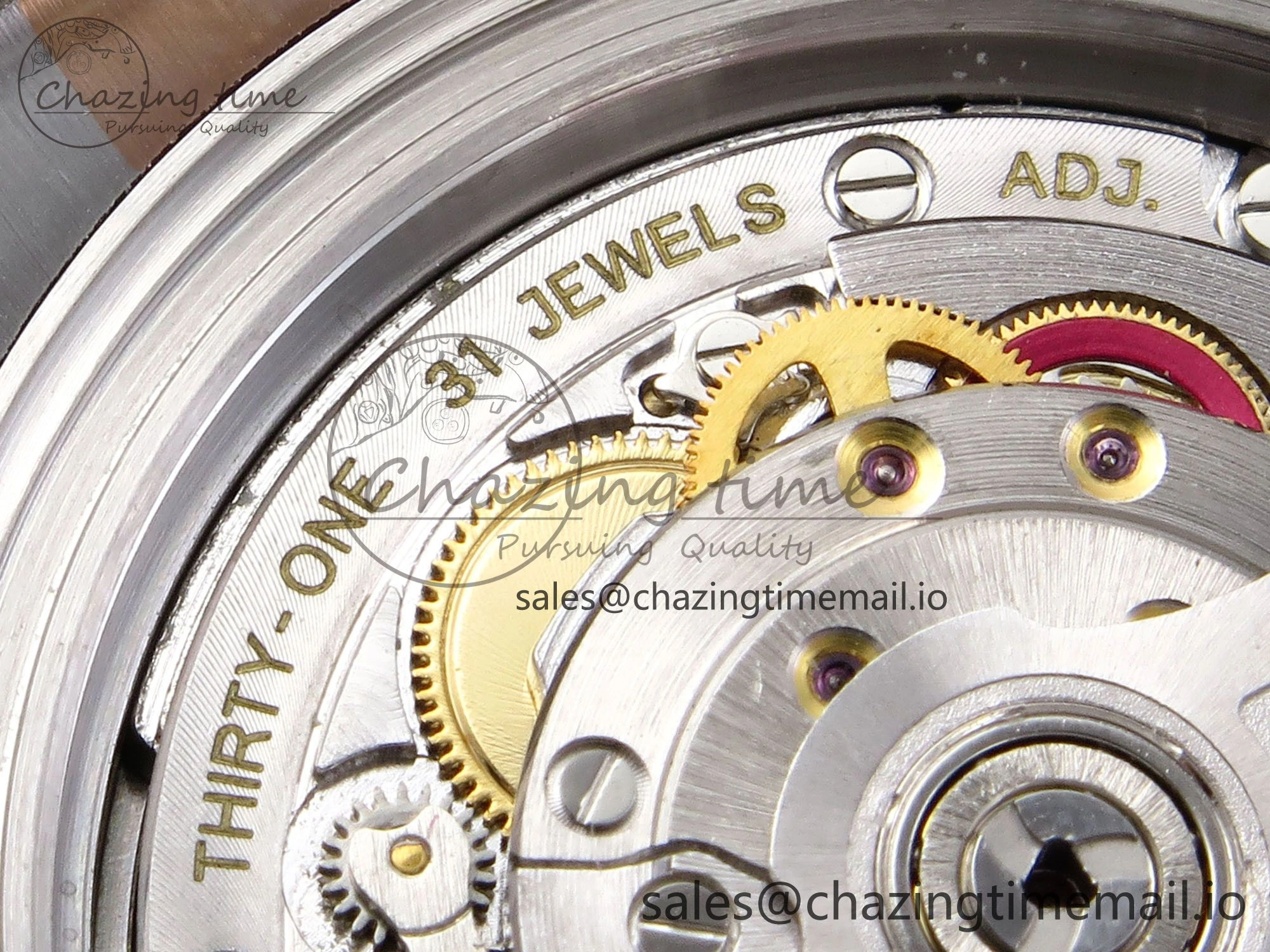 GMT-Master II 126715 CHNR 904L QF 1:1 Best Edition on SS RG Bracelet SH3285 V6