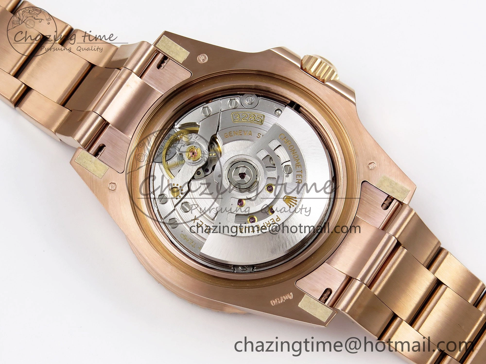 GMT-Master II 126715 CHNR ARF 1:1 Best Edition Black Dial on RG Bracelet VR3285 CHS