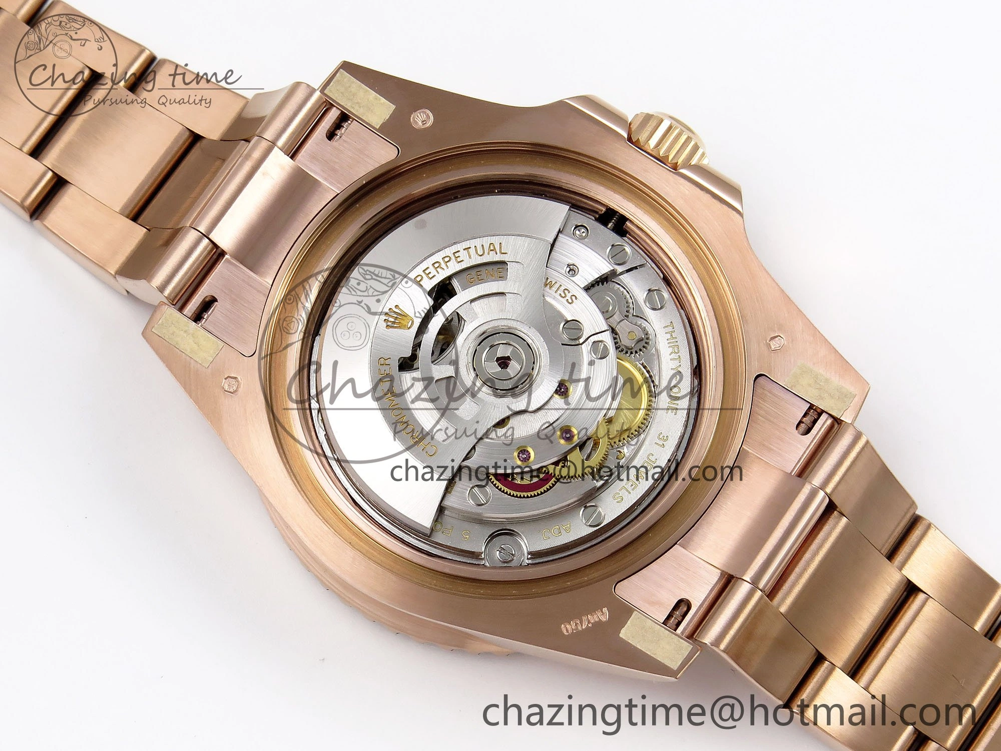 GMT-Master II 126715 CHNR ARF 1:1 Best Edition Black Dial on RG Bracelet VR3285 CHS