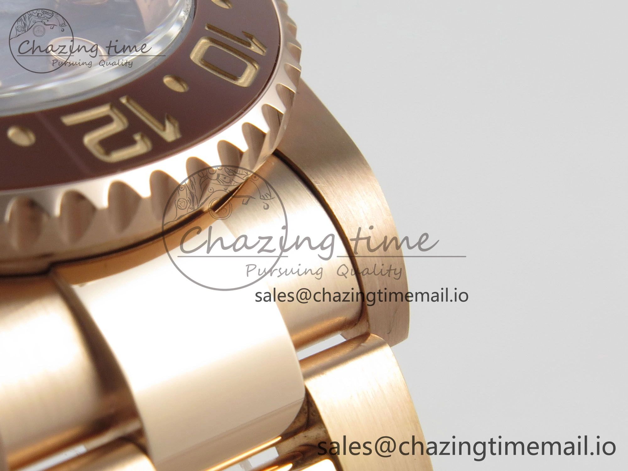 GMT Master II 126715 CHNR ARF Best Edition Tiger Iron Dial on RG Oyster Bracelet VR3285 CHS