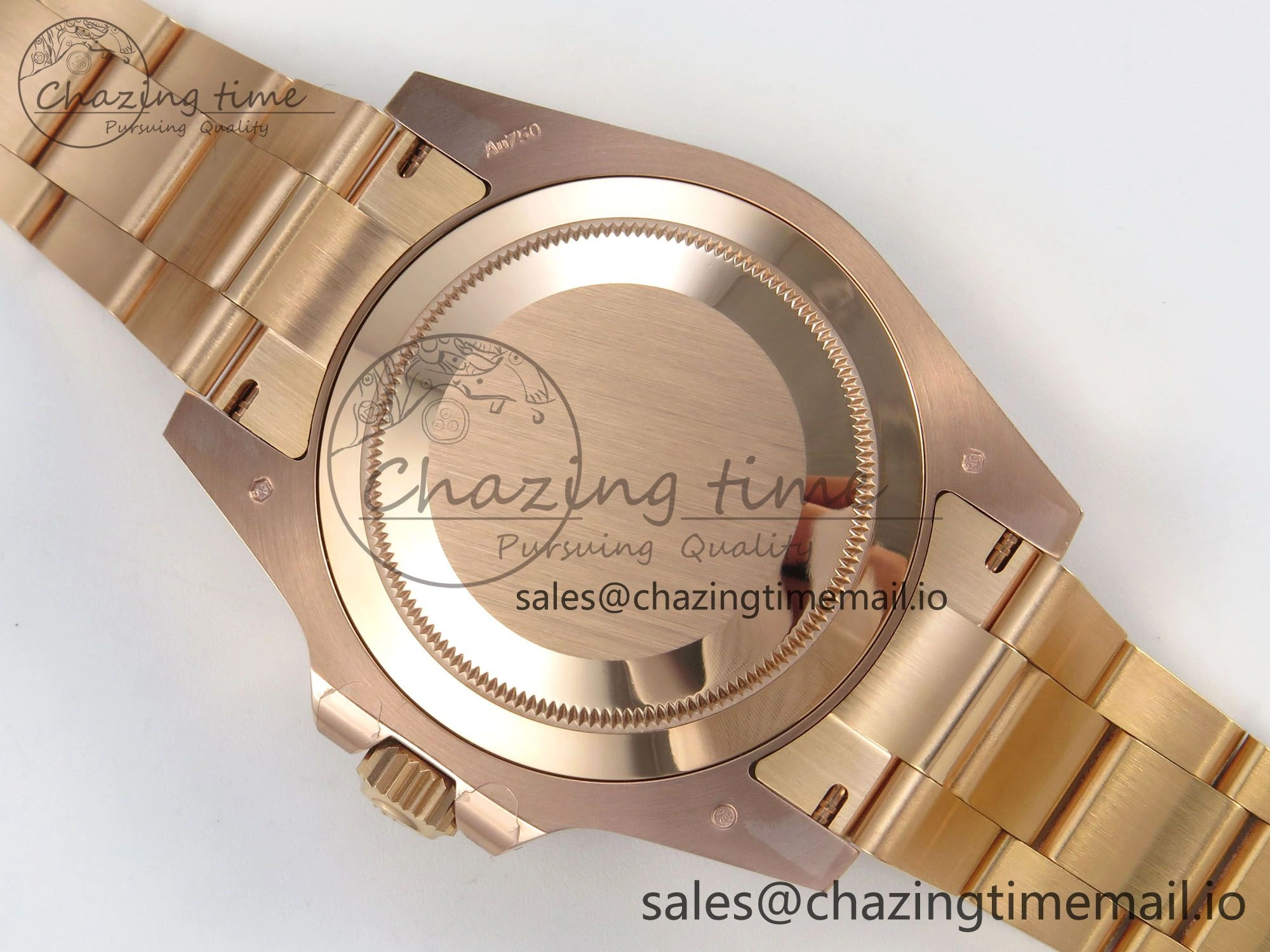GMT Master II 126715 CHNR ARF Best Edition Tiger Iron Dial on RG Oyster Bracelet VR3285 CHS