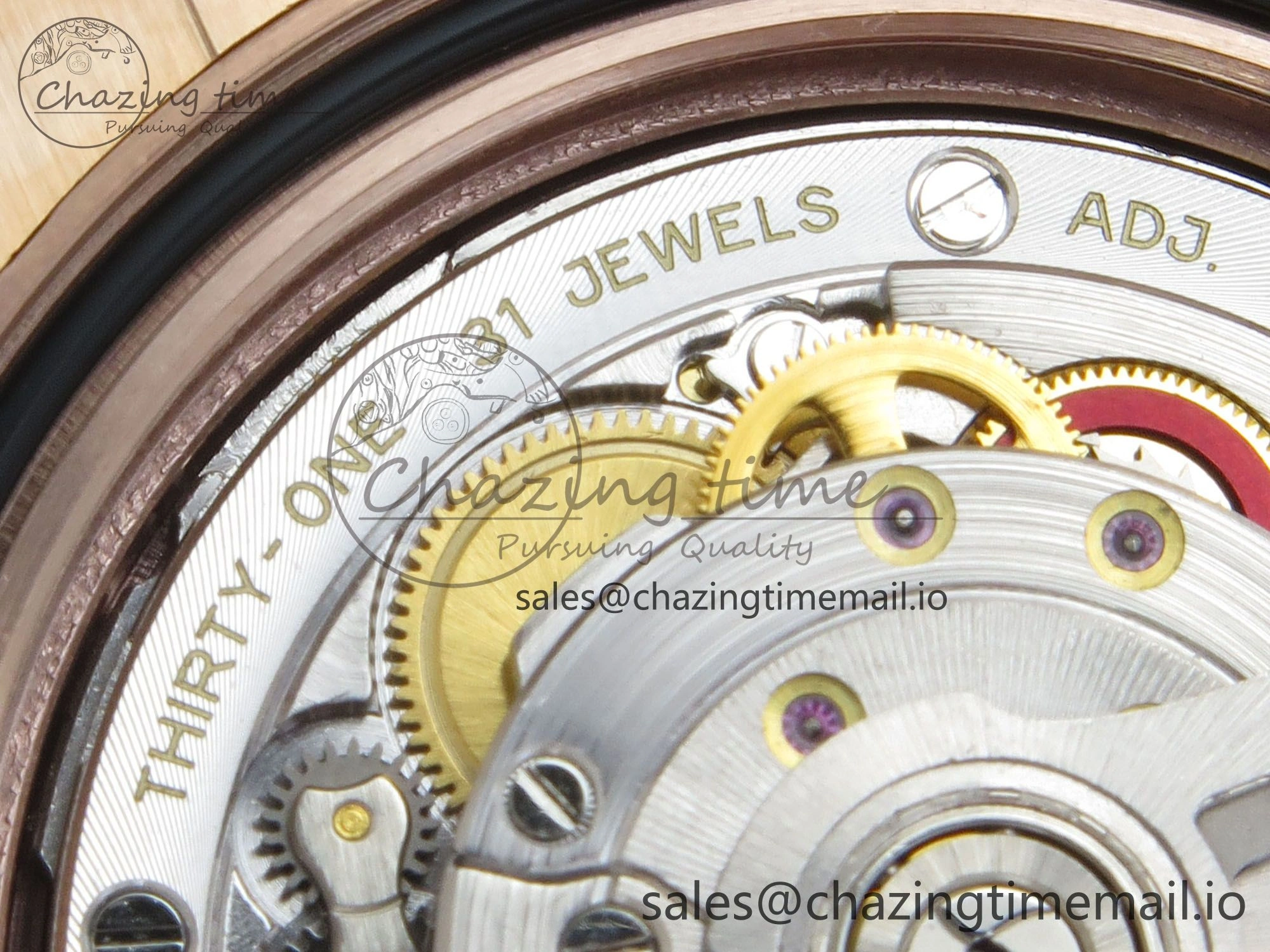 GMT Master II 126715 CHNR ARF Best Edition Tiger Iron Dial on RG Oyster Bracelet VR3285 CHS