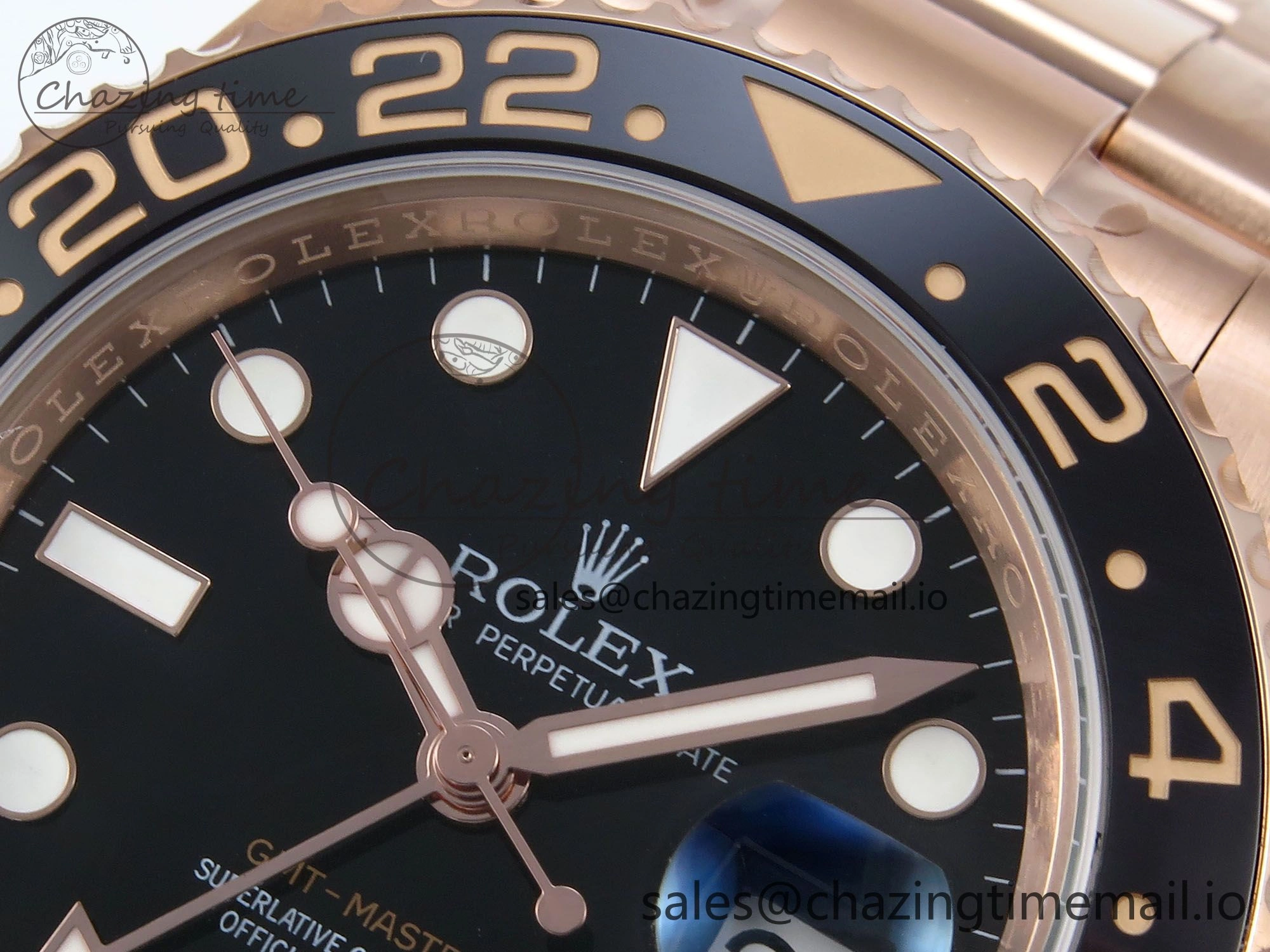 GMT-Master II 126715 CHNR Black Brown Ceramic 904L Steel EWE 1:1 Best Edition on Oyster Strap EWE3285 V5