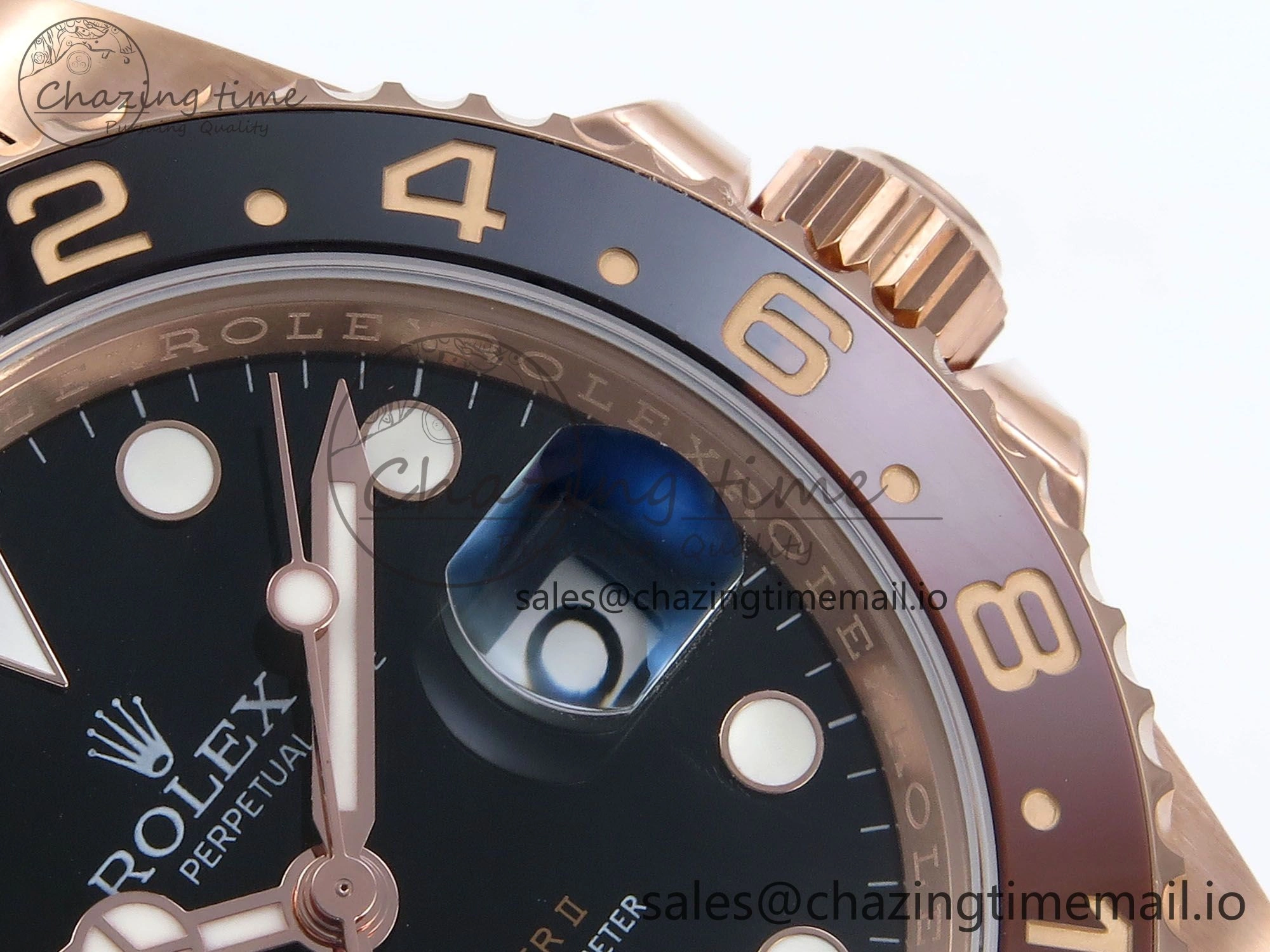 GMT-Master II 126715 CHNR Black Brown Ceramic 904L Steel EWE 1:1 Best Edition on Oyster Strap EWE3285 V5