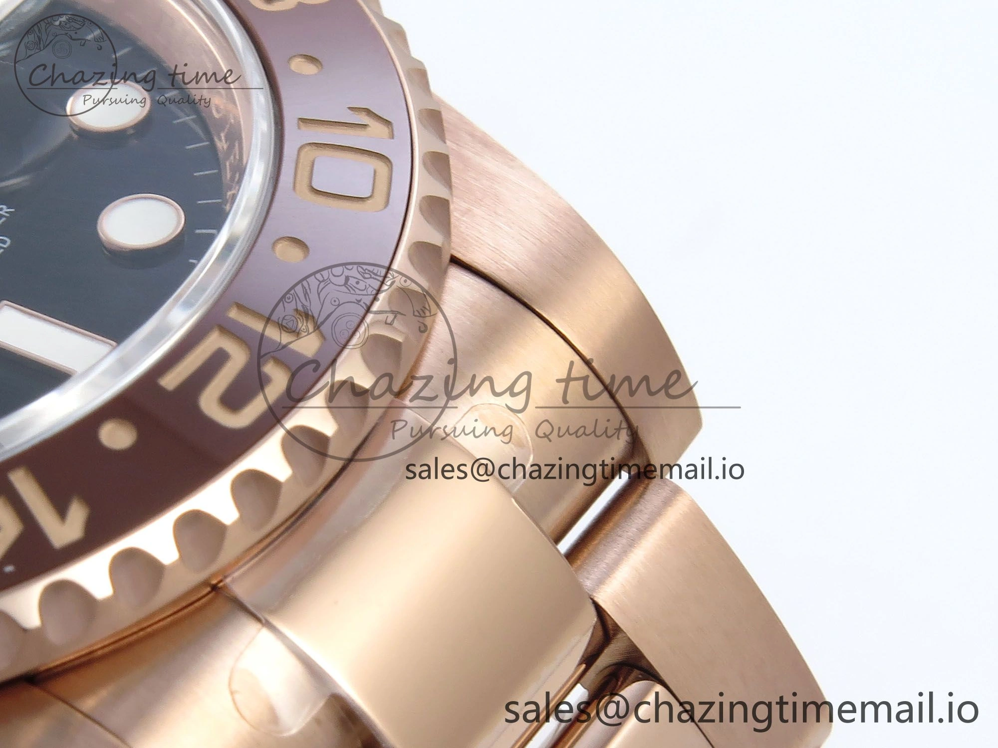 GMT-Master II 126715 CHNR Black Brown Ceramic 904L Steel EWE 1:1 Best Edition on Oyster Strap EWE3285 V5