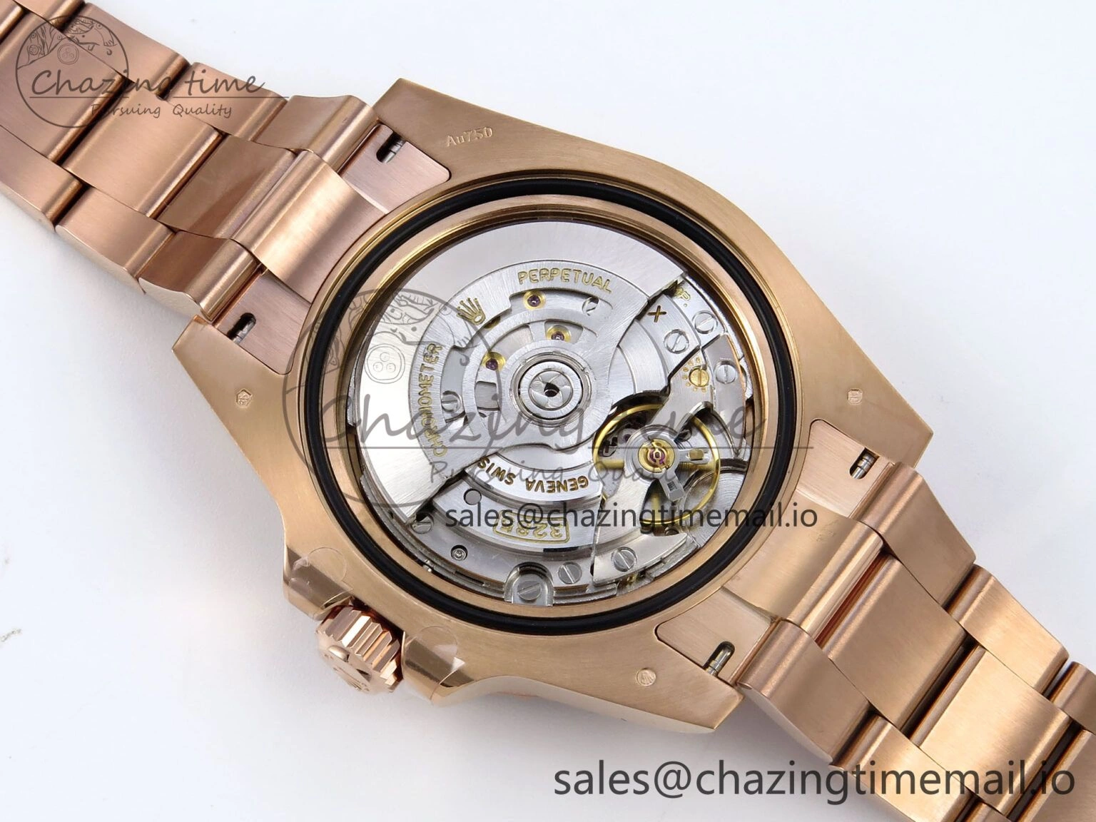 GMT-Master II 126715 CHNR Black Brown Ceramic 904L Steel EWE 1:1 Best Edition on Oyster Strap EWE3285 V5