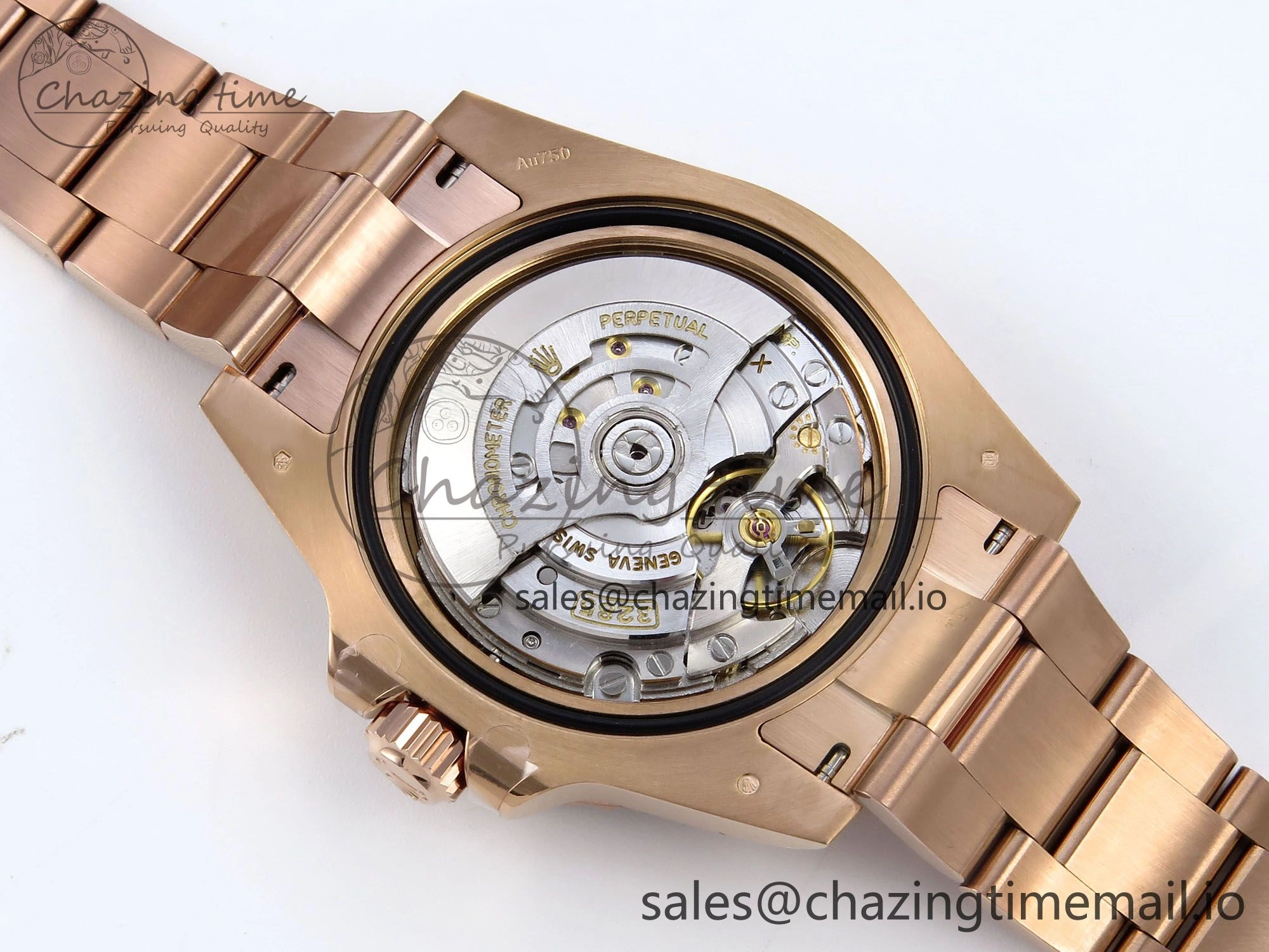 GMT-Master II 126715 CHNR Black Brown Ceramic 904L Steel EWE 1:1 Best Edition on Oyster Strap EWE3285 V5